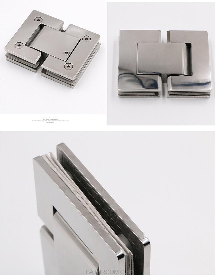 Aluminum Alloy Automatic Close Hydraulic Shower Hinge