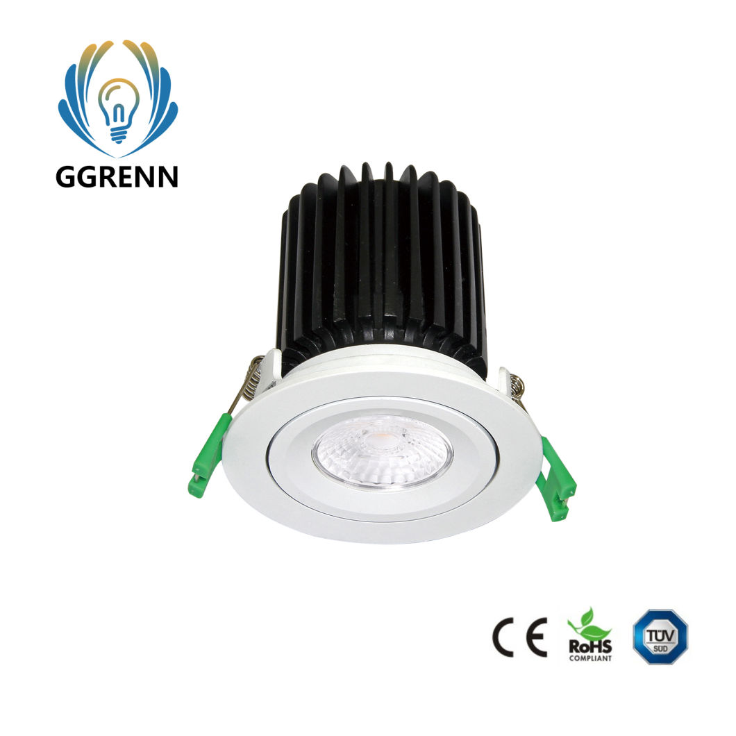 Ce RoHS TUV Cetification COB Decorative 15W Recessed Aluminum LED Spot Light for Hotel