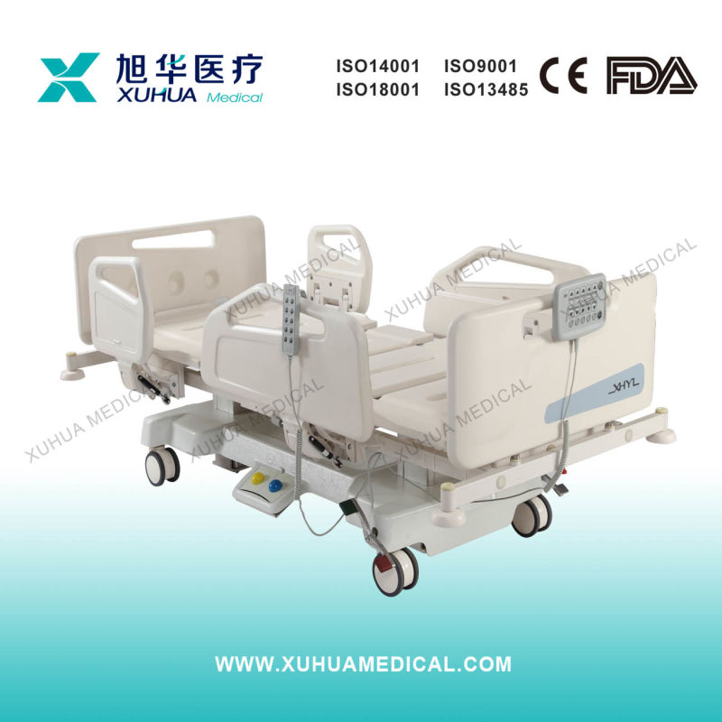 Stainless Steel Semi-Fowler Manual Hospital Bed Hospital Furniture