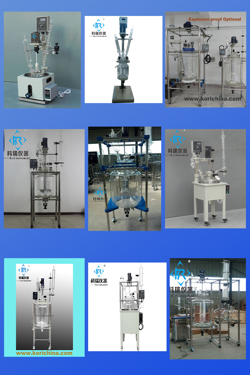 Widely Used Lab Glass Distillation with Collection Flask Flash Rotary Evaporator