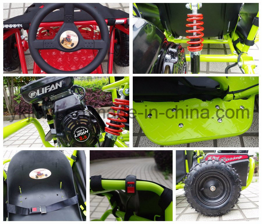 2017 Made in China 1 Seat Gas Racing Go Kart for Kids