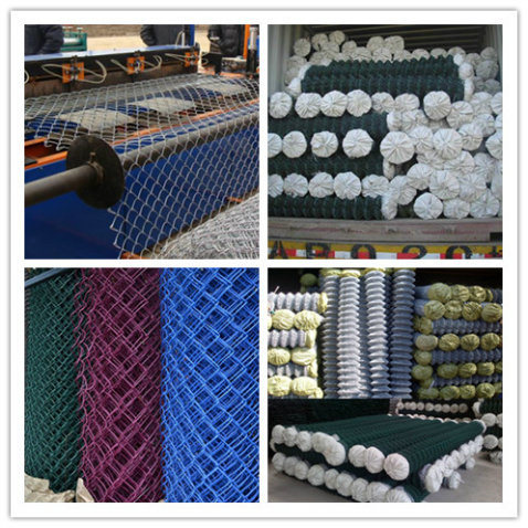 Wholesale Hot PVC Coated Galvanized Used Chain Link Fence