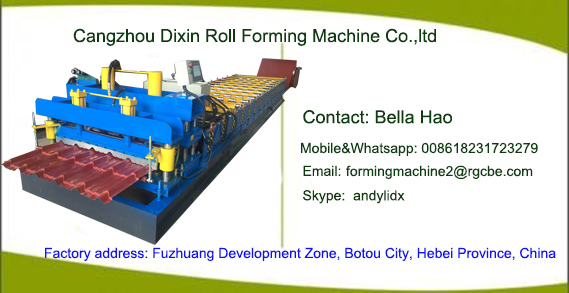 Corrugated Iron Roofing Sheet Roll Forming Machine