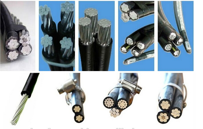 High Quality ABC Cable PVC/XLPE Insulated Overhead Aerial Bundled Cable