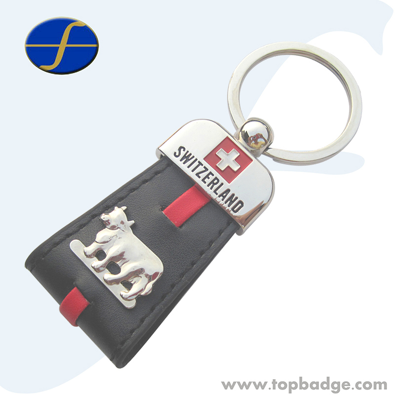 Popular Custom Leather Keychain (FTMKC6031Y)