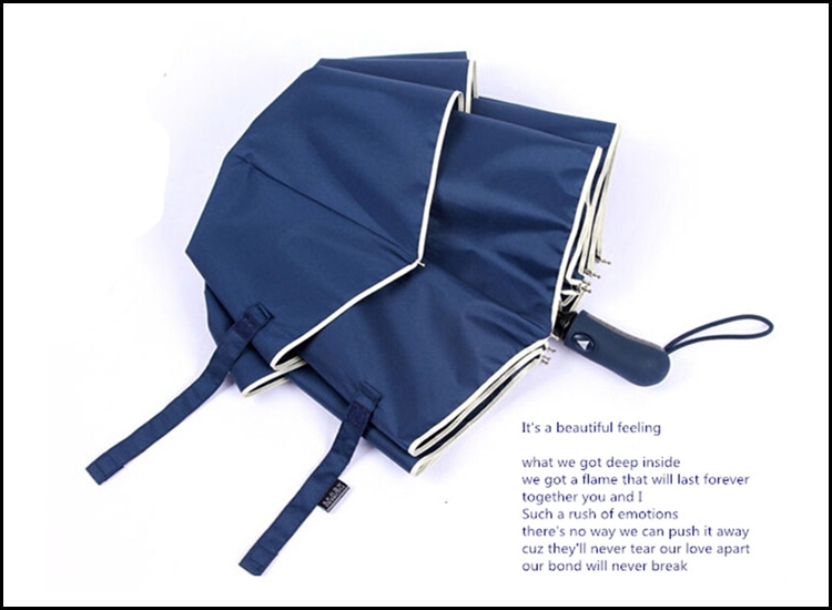 Business Man Fold Style Big Size 28inch Umbrella for Rain Days
