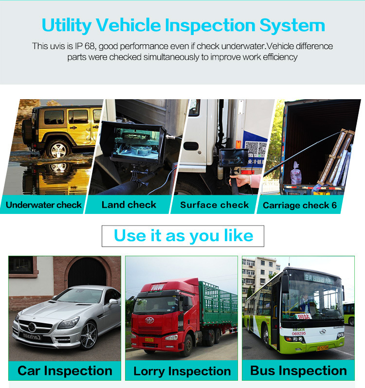 OEM! ! ! Flexible 5MP 16LED 18mm Digital Camera Telescopic Pole Inspection Camera, Handheld Video/ Under Vehicle Surveillance Camera System