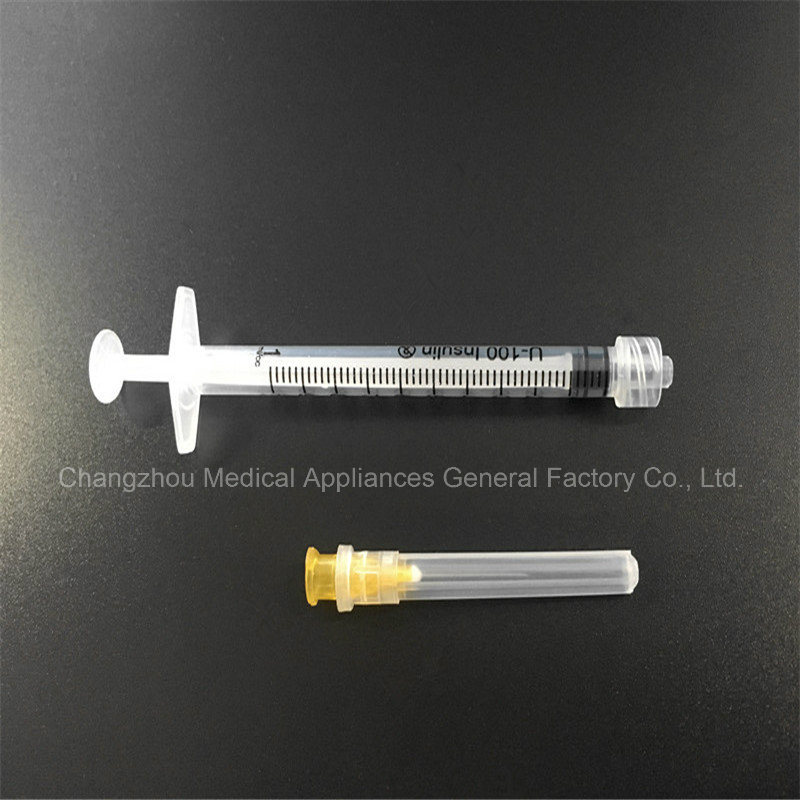 1ml/Cc Medical Supply Syringe with Injection Needle
