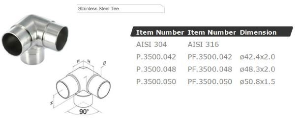 Stainless Steel Tee