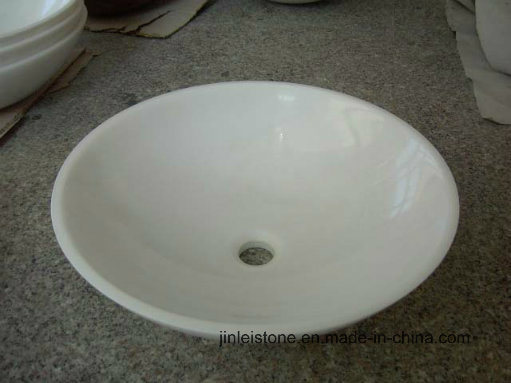 Polished Beige Rosin Jade Marble Stone Sink for Bathroom/Kitchen