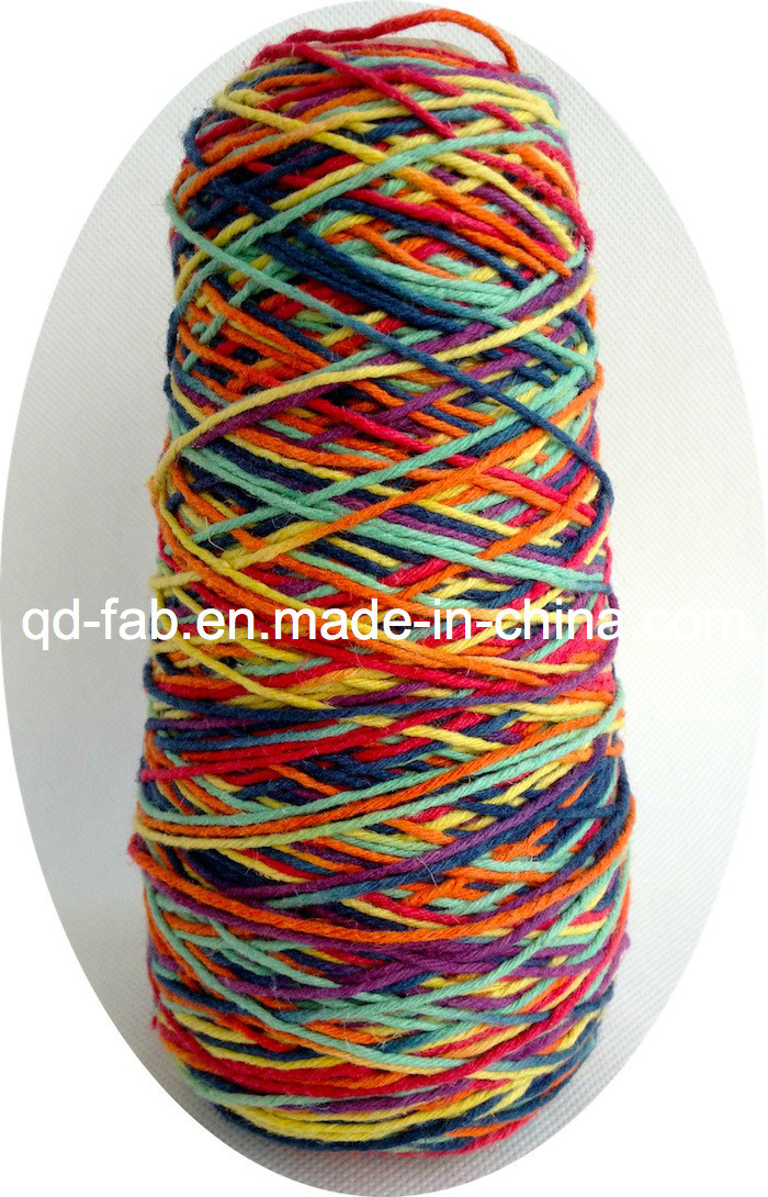 Variegated Rainbow Colorful Hemp Twine/Cord for Bracelet and Artwork