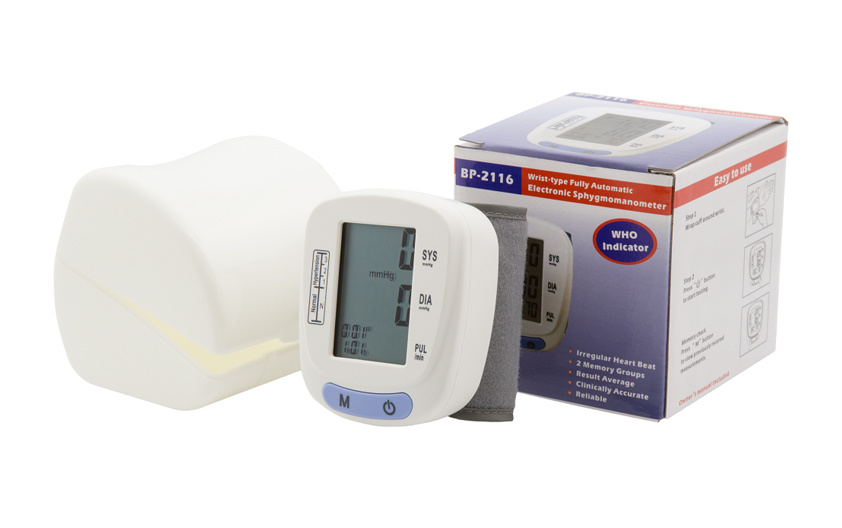 Wrist Digital Blood Pressure Monitor with LCD Display