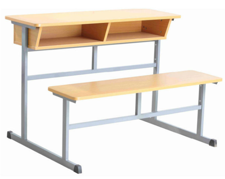 Modular Design Combo Classroom Furniture/School Desk Wth Bench