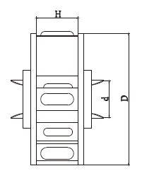 Spring Box and Metel Ball for Pulley Door/Gate-Factory, Spring Box for Shutter Door