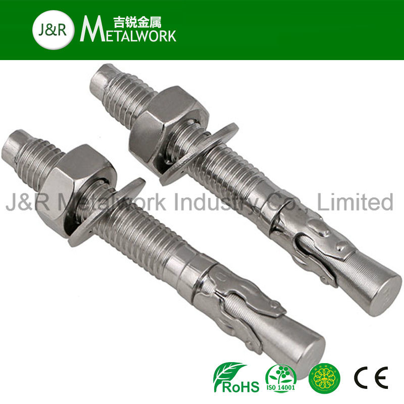 Ss304 Ss316 Stainless Steel A2 A4 Wedge Anchor Bolt