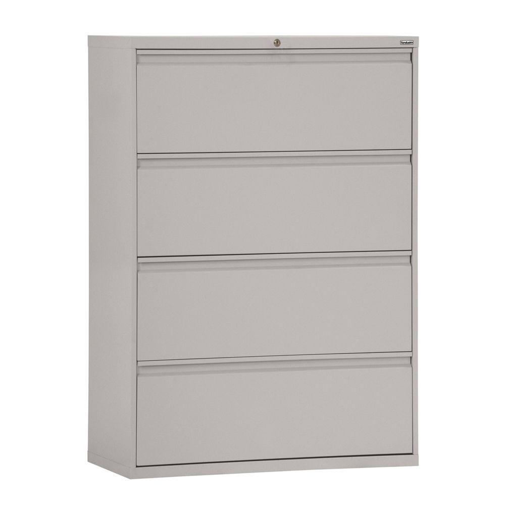 High Density Anti-Tilt Lateral 4 Drawers Filing Cabinet