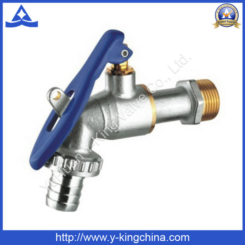 Brass Ball Bibcock Faucet with Locked for Water (YD-2014)