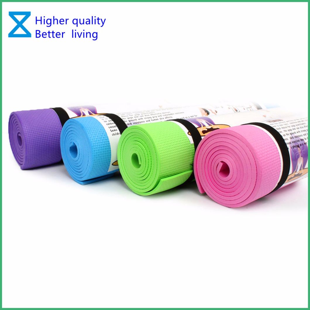 China High Quality Yoga Mat with Eco-Friendly TPE/NBR/EVA/Natural Rubber