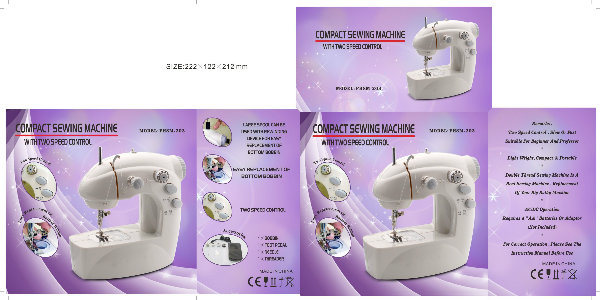 Fhsm-203 Manual Mini Domestic Home Household Handheld Embroidery Sewing Machine, High Quality Sewing Machine, Domestic Sewing Machine, Mini Sewing Machine