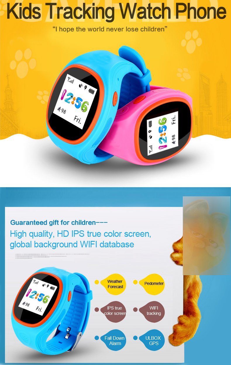 New Original Kids Gifts GPS/GSM/WiFi Anti Lost Tracker Kids/Children Smart Watch with Sos Support GSM Phone Mobile Phone