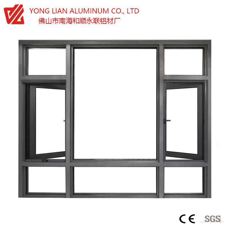 Aluminum Profile of Horizontally Sliding Window with Thermal-Break Performance Aluminum Extrusion Profile