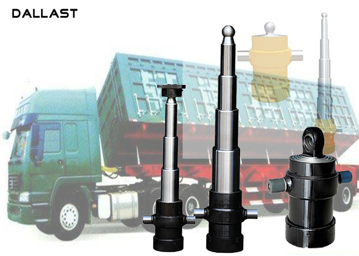 Multi-Stage Telescopic Single Acting Hydraulic Oil Cylinder Truck Tipper One Way