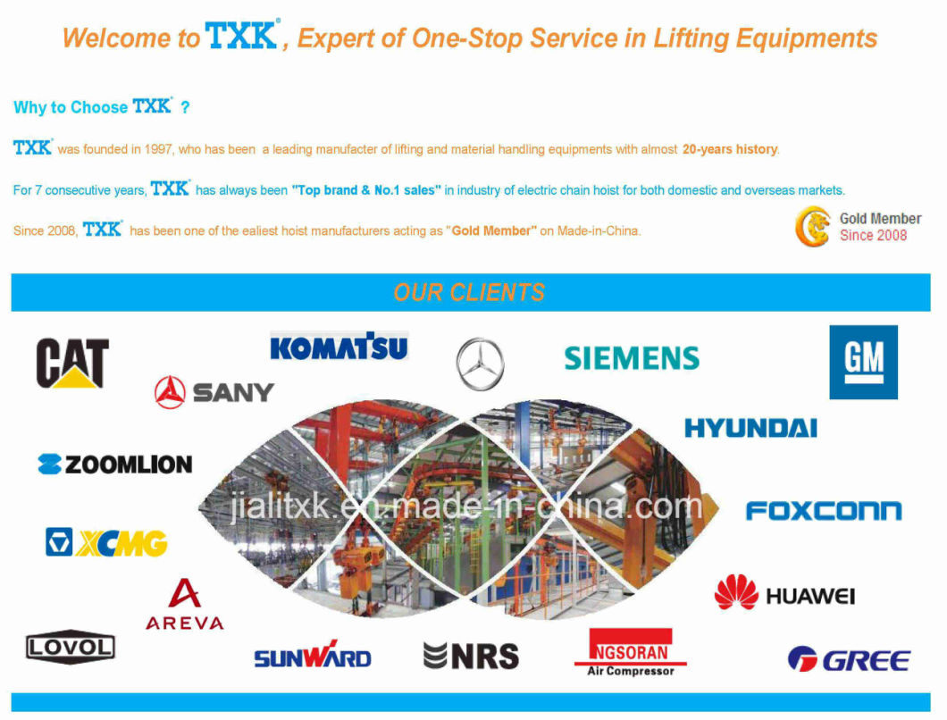 Lifting Equipment & Motor Crane with High Quality