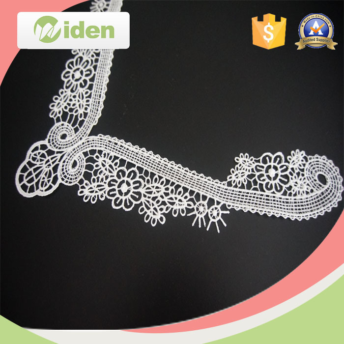 New Arrival Floral Pattern Swiss Embroidery Chemical Neck Lace