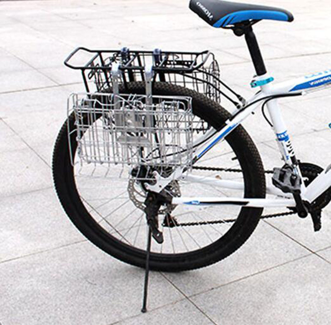 Strong Steel Metal Foldable Bike Basket