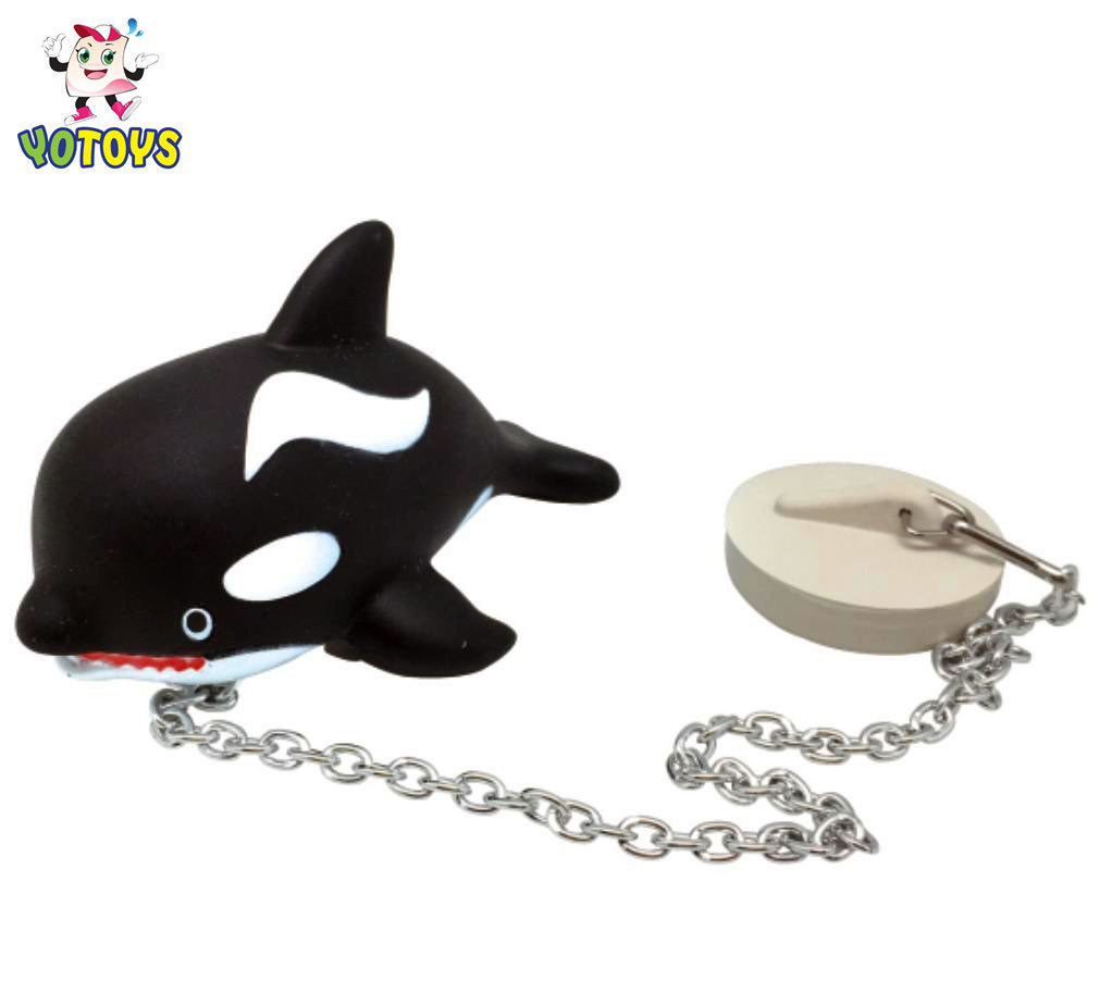 High Quality Rubber Shark Animal Shower Water Stopper