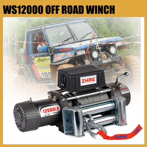 4WD 4X4 off Road 12000lbs Cable Puller Winch