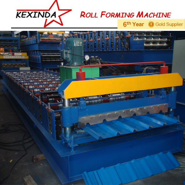 Iron Sheet Roll Forming Line Corrugated Metal Roof Tile Making Machine