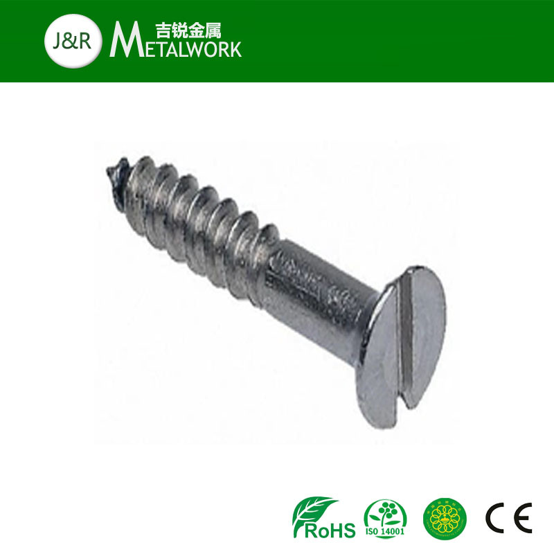 Stainless Steel Slotted Countersunk Head Wood Screw (DIN97)