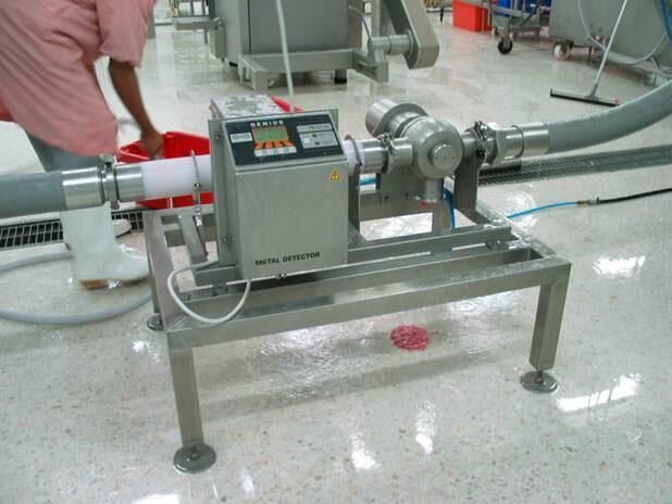 Liquid Sauce Pipe Line Food Metal Detector