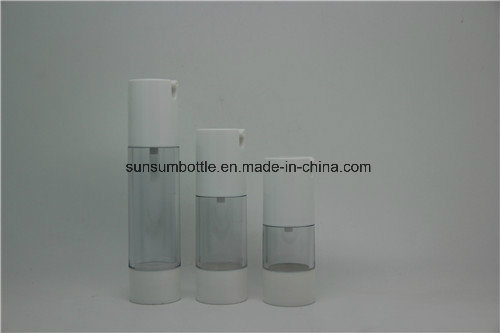 Small White Airless Cosmetic Skin Care Use Vacuum Bottle