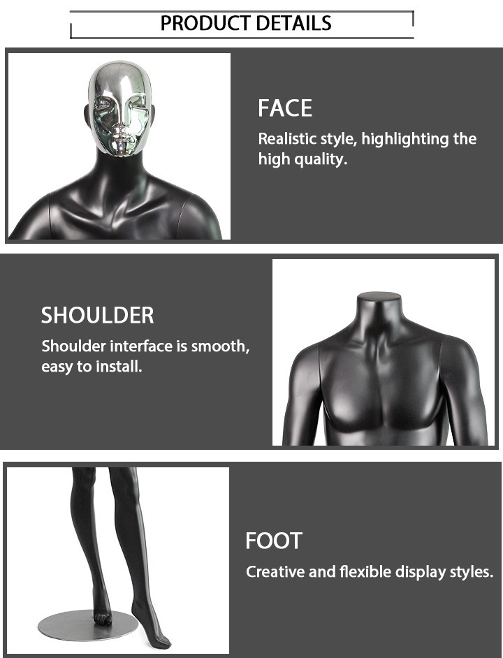 High Grade FRP Male Display Models Sitting Mannequins