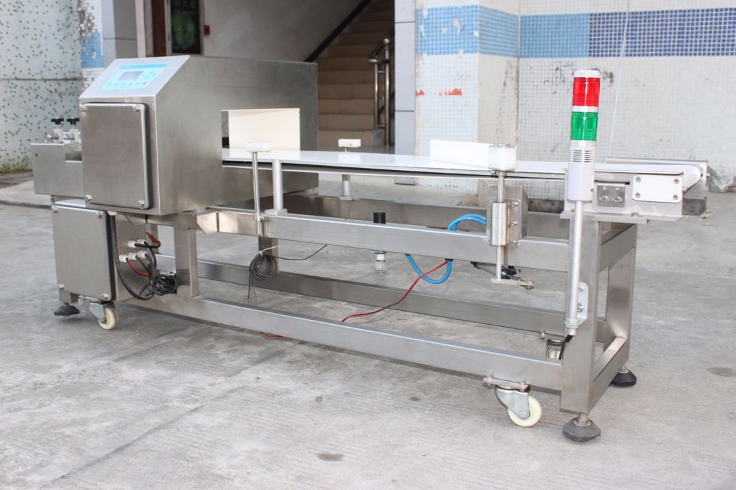 Food Conveyor Metal Detector Machine with Push Rod Elimination