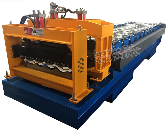 PPGI Glazed Roof Tile Roll Forming Machine