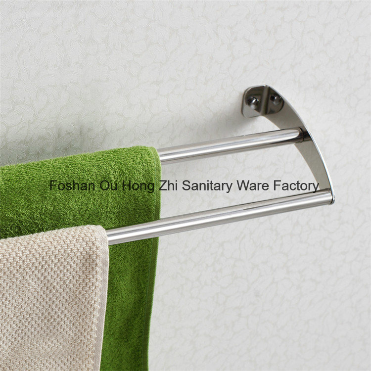 Factory Good Price Wall Mounted Double Towel Bars for Bathrooms