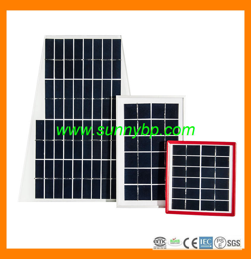 10W-20W-50W-100W Poly Solar Cell Panel with CE-IEC-ISO