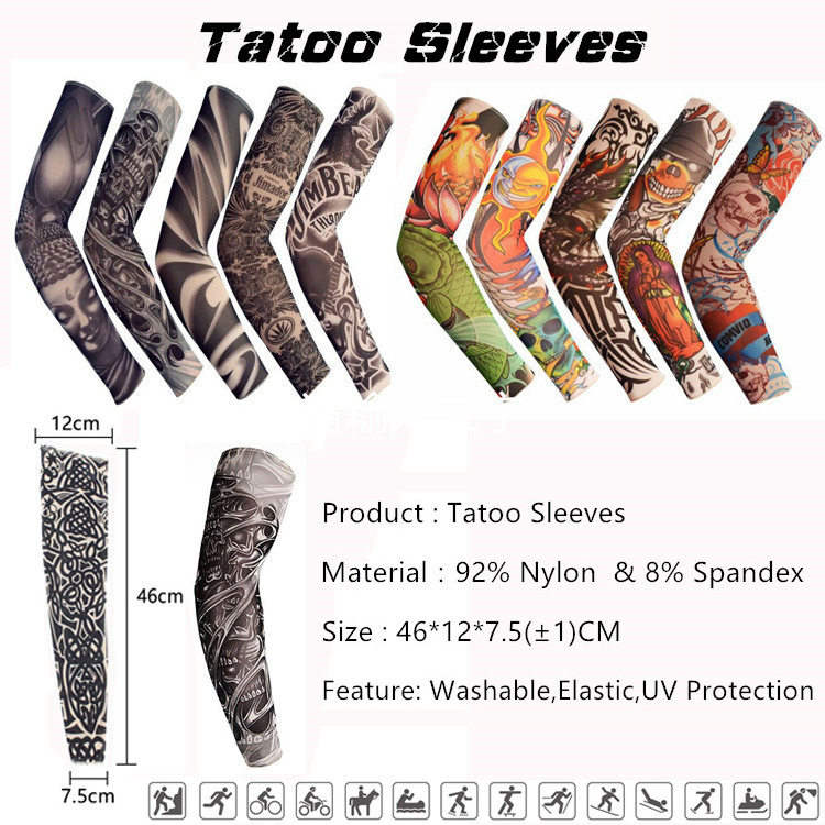 Ouwang Hot Sell Promotional Gift Fashion Cheap Elastic Tattoo Arm Sleeves