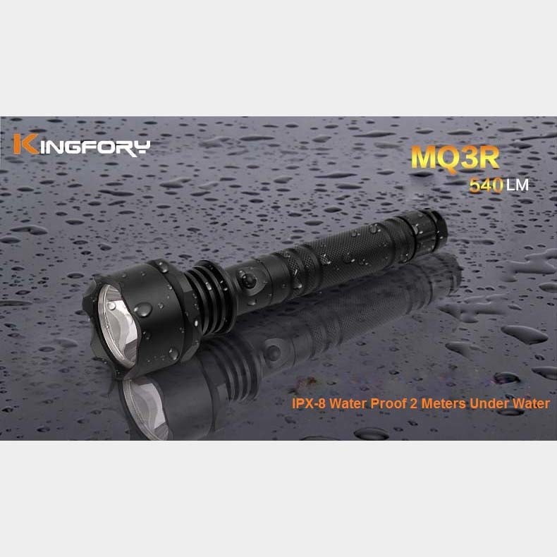 Mq3r 540lm High Powered Rechargeable Portable LED Tactical Flashlight Torch