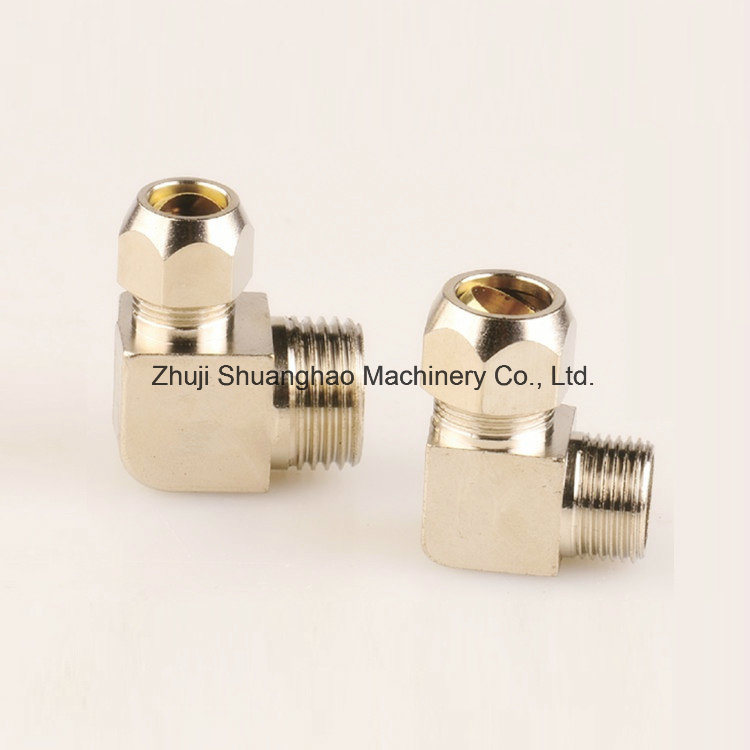 Fine Brass Hose Connector Hydraulic Fitting