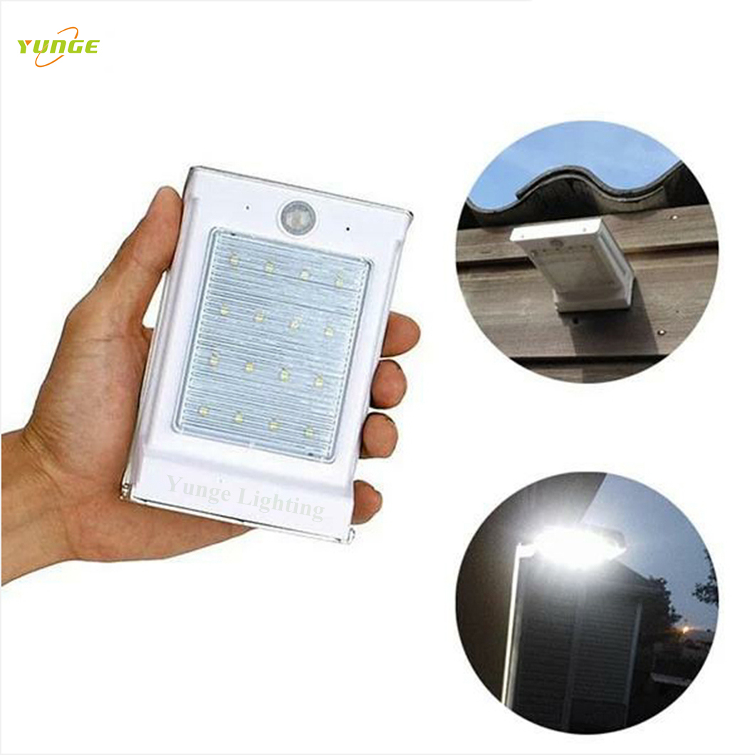 1W LED 120lumens Solar Security Sign Light with Dual-Working Mode
