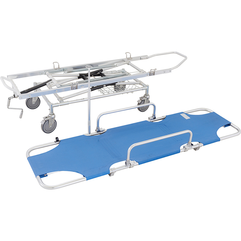 Skb040 (A) Hospital Furniture Cheap Patient Stretcher Trolley