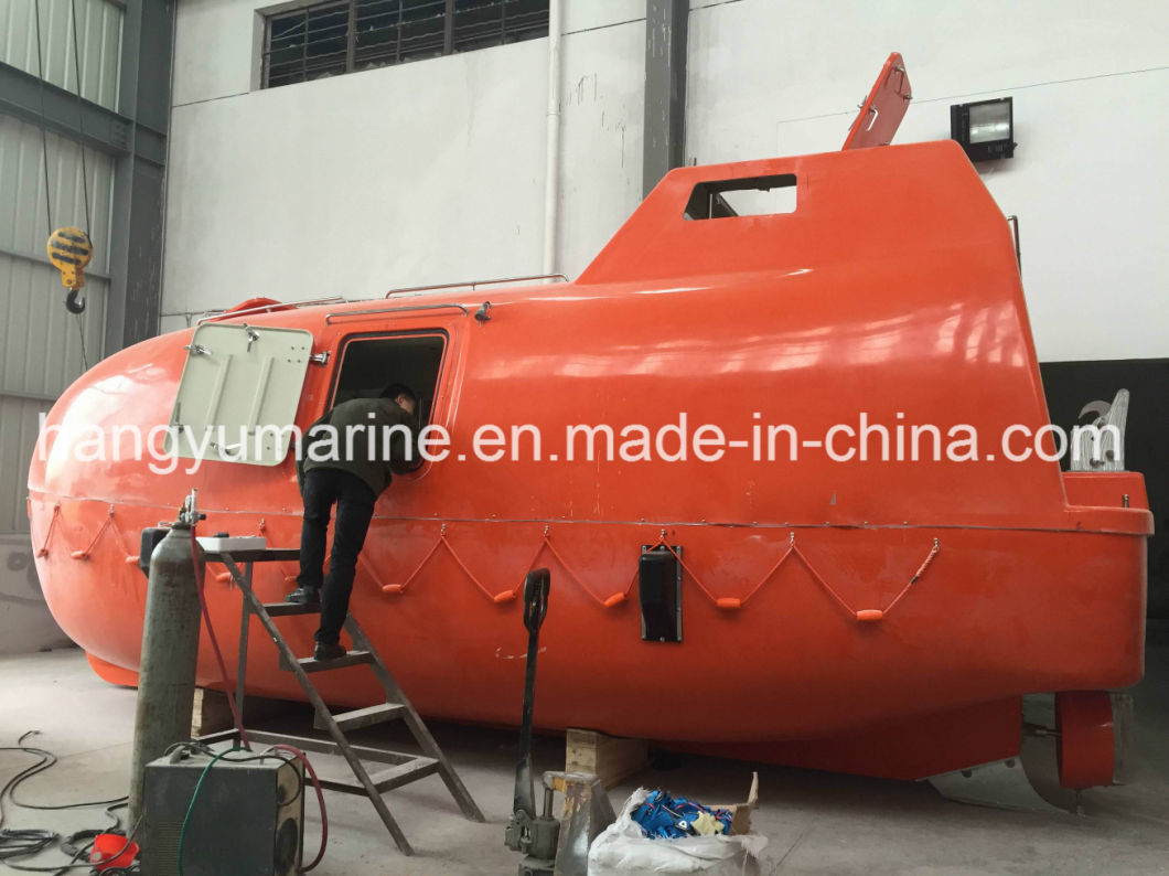 Iacs Approval Fire Retardant Life Boat with Platform Davit