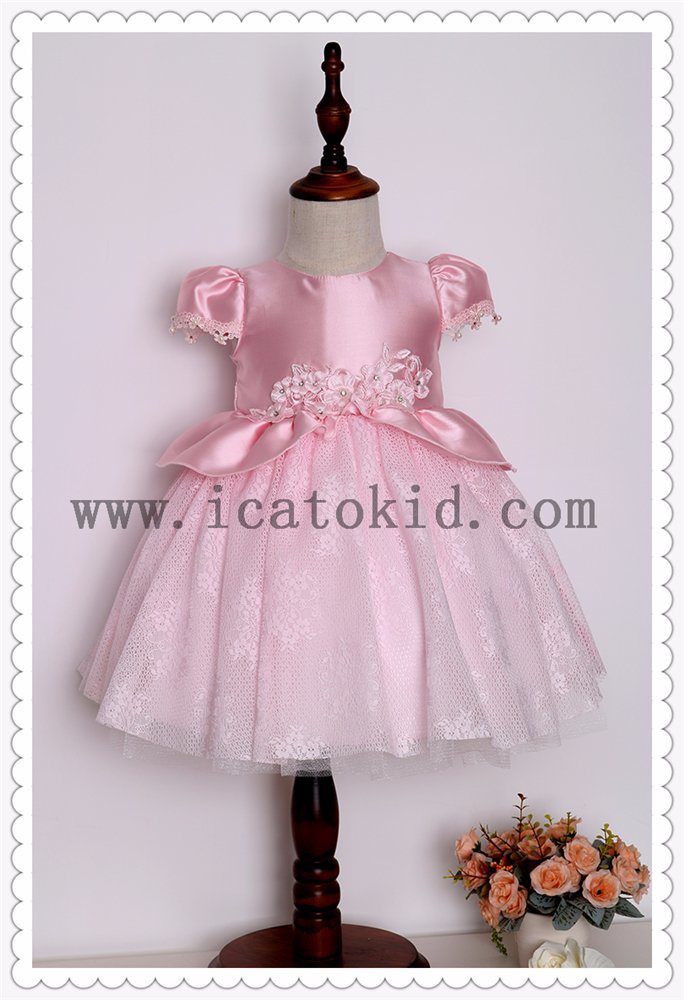 Latest Fancy Kids Princess Dress Children Wedding Dress Christmas Designer One Piece Baby Girl Party Dresses