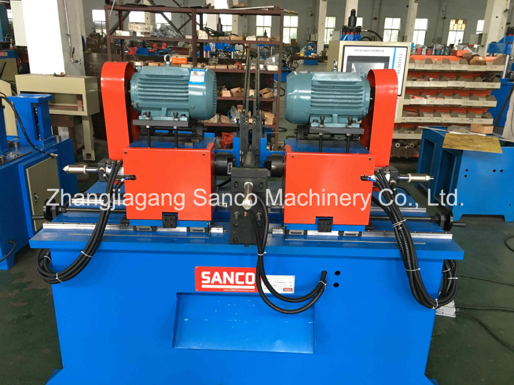 Double Head Pipe Tube Solid Bar Chamfering Machine