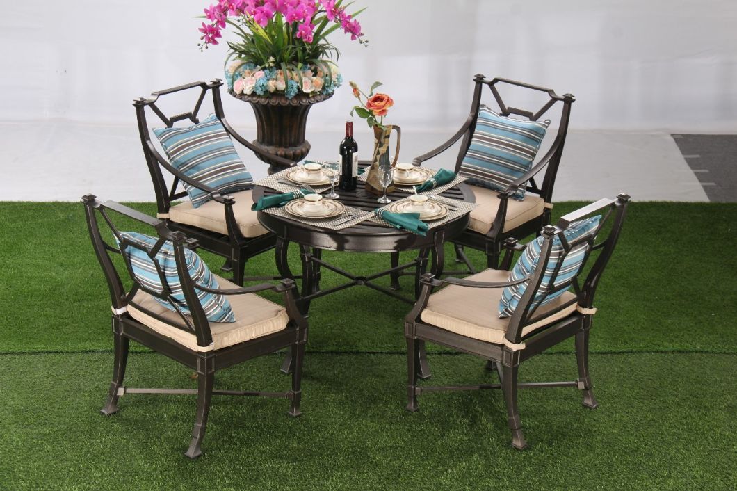 Classic Patio Cast Aluminum Outdoor Round Table Furniture