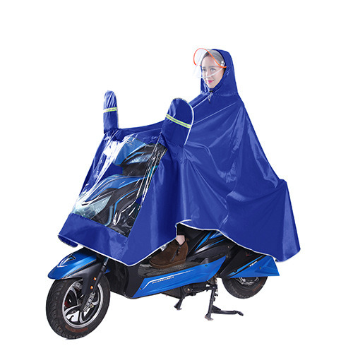 Oxford Cloth Outdoor Double Hat Poncho Increased Thickening Motorcycle Raincoat